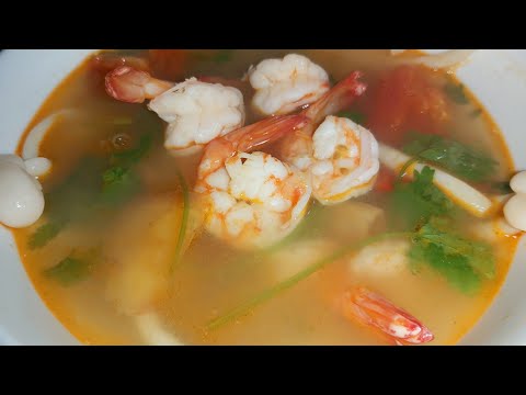 CÁCH NẤU CANH TOM YUM THAI : ẨM THỰC PHÙNG TẤN