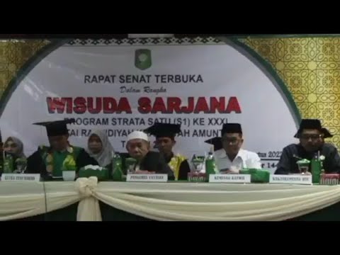 Wisuda Sarjana Ke XXXI STAI Rakha Amuntai Tahun 2022