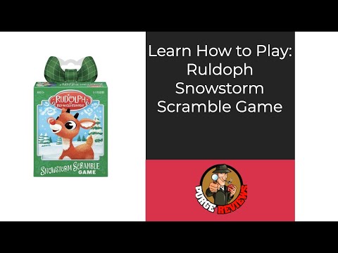 The Purge: #4801 Rudolph the Red-Nose Reindeer: Snowstorm Scramble Game: Learn How to Play