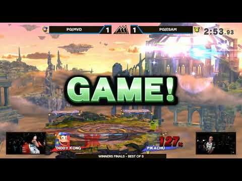 Flatiron 3 Winners Finals - PG|MVD (Diddy Kong) vs PG|ESAM (Pikachu)