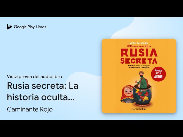 Vídeo relacionado con Rusia secreta: La historia oculta de sus lugares más inaccesibles e inhóspitos (HARPERCOLLINS NF)