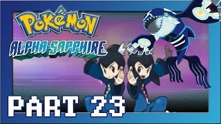 Pokemon Alpha Sapphire Walkthrough Part 23 - 7th Gym Twins!! (ORAS)