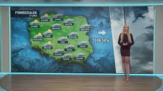 Prognoza pogody 27.07.2026  | TV Republika