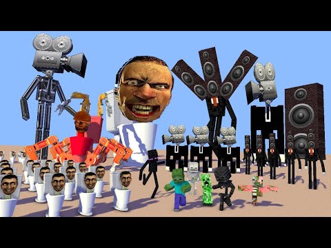 Monster School : FULL EPISODE SKIBIDI TOILET ATTACK VS CAMERA HEAD | SEASON 1- Minecraft Animation