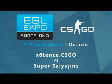 x6tence.CSGO vs Super Saiyajins - Octavos - ESL CSGO Barcelona Invitational Qualifier #1 - Español