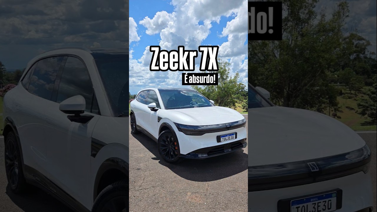 Zeekr 7X abre a porta sozinho!
