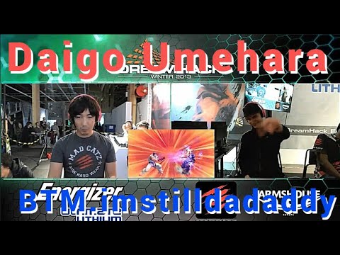 DreamHack Winter 2013 SSF4 AE MONEY MATCH Umehara Daigo vs BTM imstilldadaddy