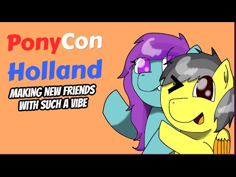 Thunder visits PonyCon Holland 2022 Pony Town Event Experience... and made friends with such a vibe!