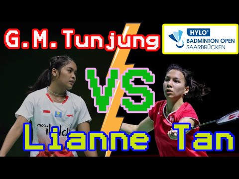 Gregoria Mariska Tunjung VS Lianne Tan - Hylo Open 2022 Badminton