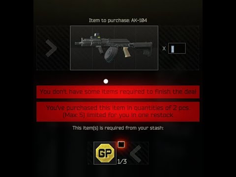 Escape From Tarkov - NEW BARTER 12.12 | Stockpile On This Barter NOW Before It Gets NERFED