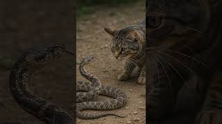 Cat vs Snake Showdown