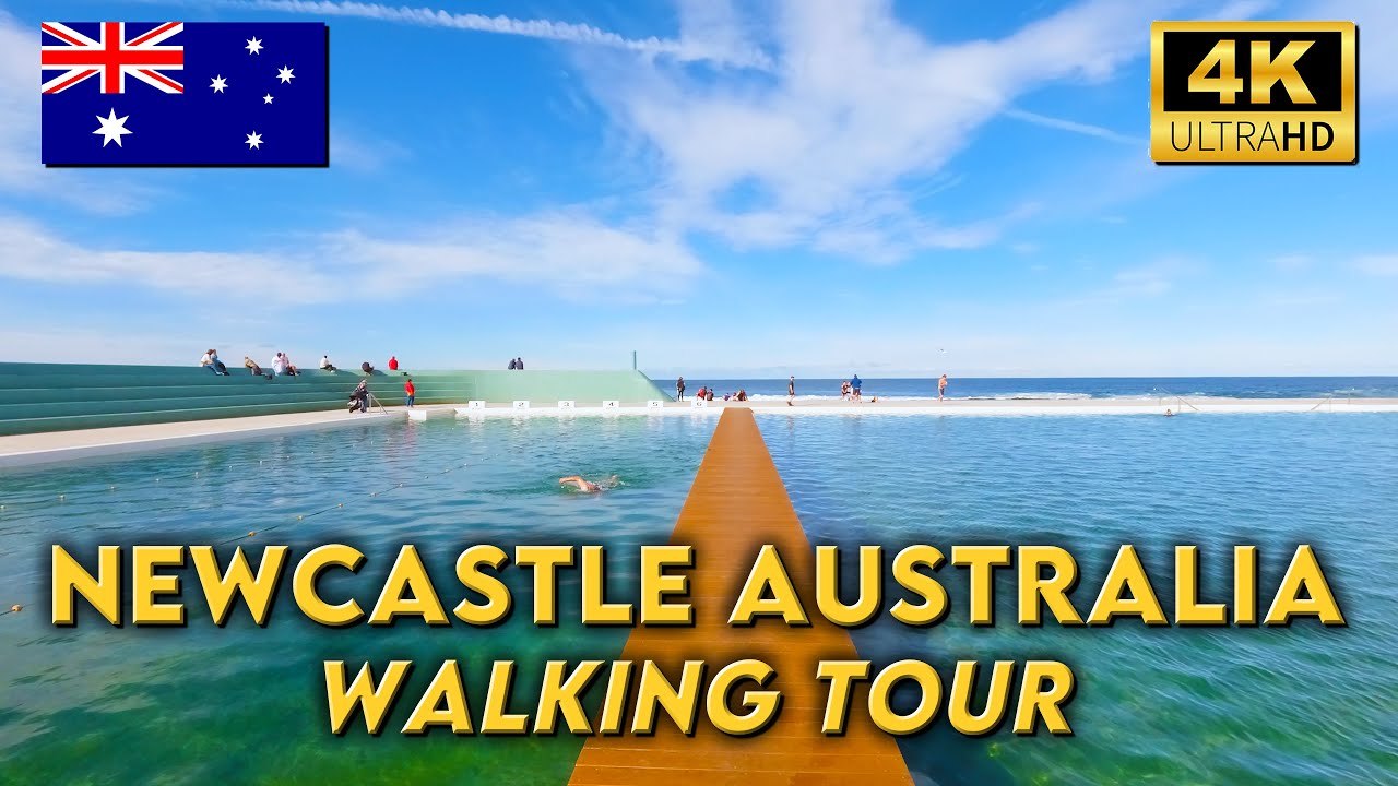 Embark on a virtual stroll around Newcastle Ocean Baths.