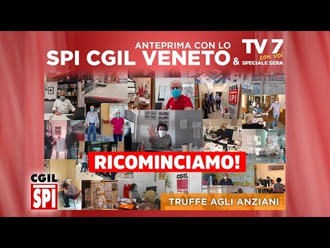 Tv7 con Voi sera del 23/2/2021 (2 di 6) Ricominciamo con SPI CGIL Veneto