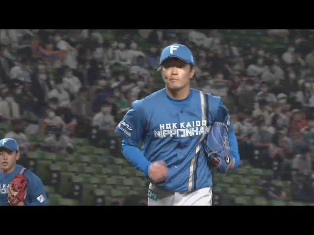 【7回裏】3球三振!! ファイターズ・玉井大翔 ピンチの場面で見事な火消し!! 2022年4月12日 埼玉西武ライオンズ 対 北海道日本ハムファイターズ