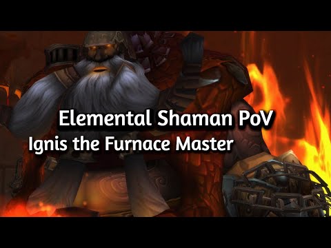 Ignis the Furnace Master Elemental Shaman PoV #classic #wotlk #ulduar #worldofwarcraft