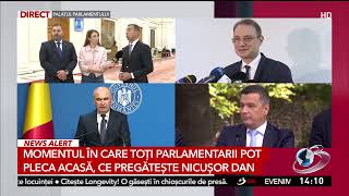 Surse: Nicuşor Dan dizolvă Parlamentul dacă Guvernul Niculescu pică