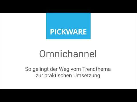 Pickware Vortrag | E-Com. Week 2020 – Omnichannel: Vom Trendthema zur praktischen Umsetzung