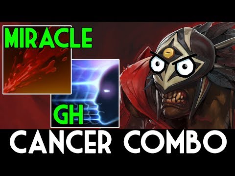 Cancer Combo! Miracle- Bloodseeker SoloMid & GH Disruptor EPICENTER Dota 2