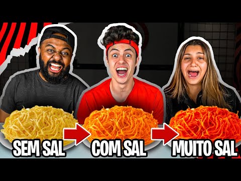 Without salt, with salt, and with lots of salt!