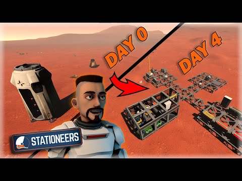 Stationeers - Mars Playthrough: Landing Ep. 1