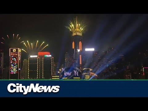 Hong Kong welcomes in 2023 with fireworks