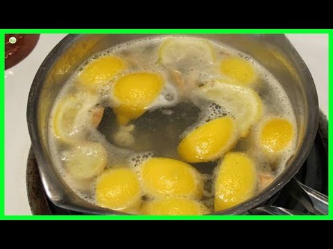 Boil Lemons In The Evening And Drink The Liquid As Soon As You Wake Up - You Will Be Surprised!
