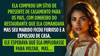 Ele me expulsou de casa por ajudar meus pais, achando que iria implorar para voltar. Mal sabia ele..