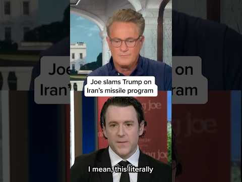 Joe slams Trump on Iran’s missile program