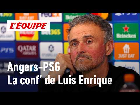 Angers-PSG - La conf' de Luis Enrique "Je suis entraîneur du PSG, le Mondial, je m’en fous"