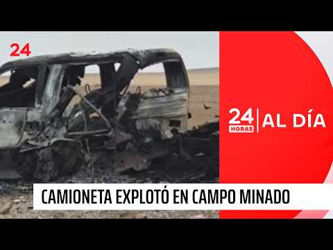 Camioneta quedó destruida tras ingresar a campo minado en Arica: peritajes continúan en la frontera