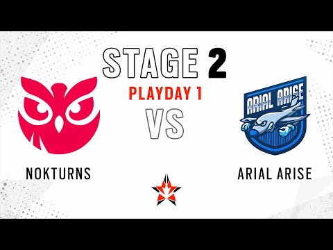 Nokturns vs Arial Arise // NA Challenger League - Stage 2 - Playday 1