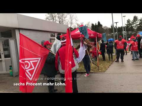 Warnstreiks bei BSH und Siteco in Traunreut