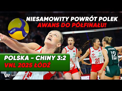 NIESAMOWITY POWRÓT Polek! Polska pokonuje Chiny 3:2 w ćwierćfinale Ligi Narodów