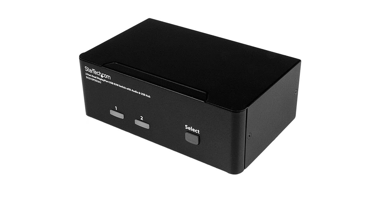 2-Port DisplayPort Dual-Monitor KVM Switch - 4K 60Hz - SV231DPDDUA2 | StarTech.com