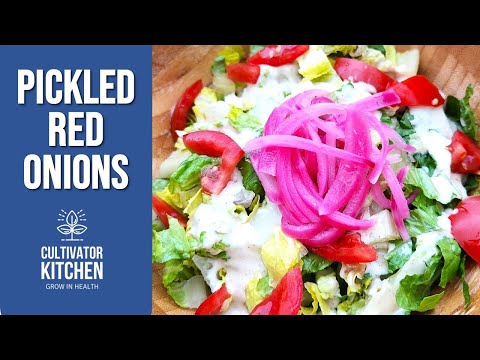Pickled Red Onions! Tangy, Zesty, Vegan & Gluten-Free