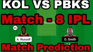 kol vs pbks dream11 team playing11 match prediction|kol vs pbks dream11 prediction|kol vs pbks dream