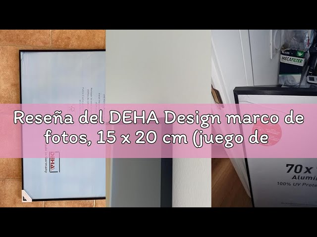 Vídeo relacionado con DEHA Design marco de fotos, 15 x 20 cm, Aluminio, Plata brillante, Marco de fotospara colocaren formato vertical y apaisado, vidrio sintético irrompible, Boston