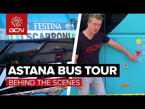 Astana Team Bus Tour | Behind The Scenes At La Vuelta a España
