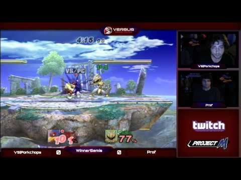 VS Weekly 9/25/14 - Winners Semis- VS|PorkChops (Falco) vs Prof (Mewtwo) - ProjectM