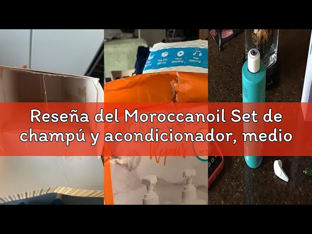 Vídeo relacionado con Moroccanoil Set de Champú y Acondicionador Reparador, medio litro