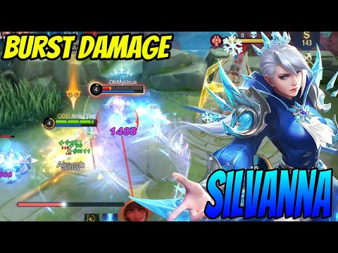 Silvanna Offlaner Full Burst Damage - Silvanna Best Build 2022 - Build Silvanna Tersakit 2022 ~ MLBB