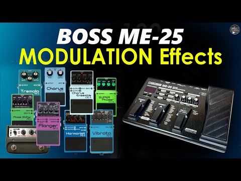 BOSS ME-25 MODULATION Effects - Chorus, phaser, flanger, harmonist, univibe...