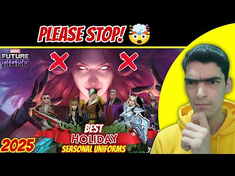 🤨 Best Holiday Uniforms in 2025 & New Seasonal Uniform Please Stop this.... | Marvel Future Fight