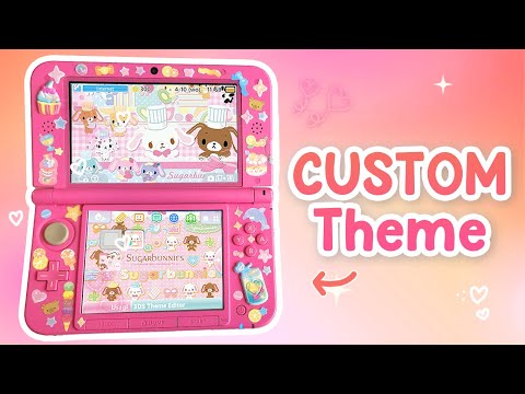 How To Make CUTE Custom 3ds THEMES 🌸