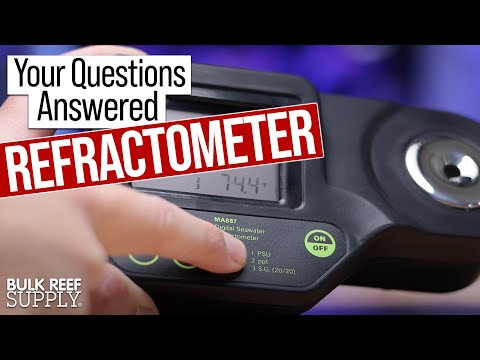 Milwaukee Digital Seawater Refractometer...How to Calibrate, Test & More!