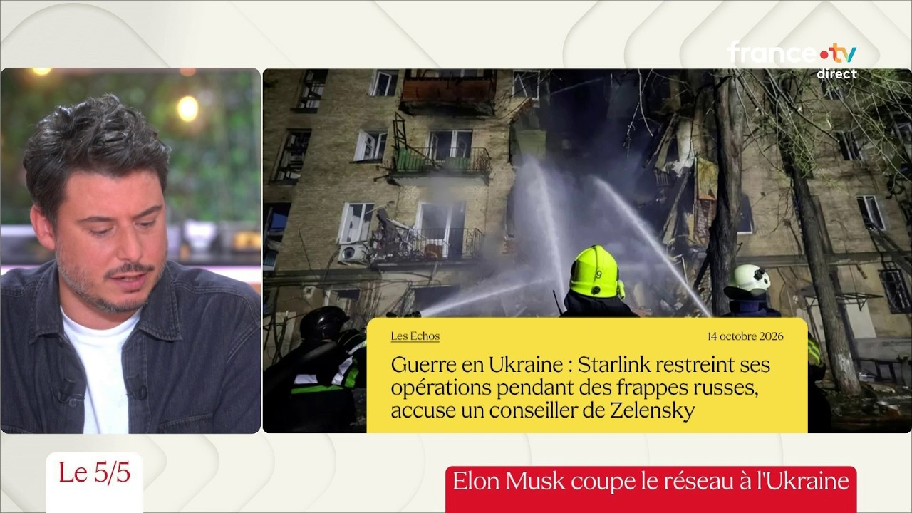 Pourquoi Elon Musk coupe le réseau à l'Ukraine - Le 5/5