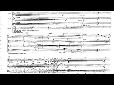Spiros Deligiannopoulos: String Quartet no 3  (2005)  dissonART ensemble