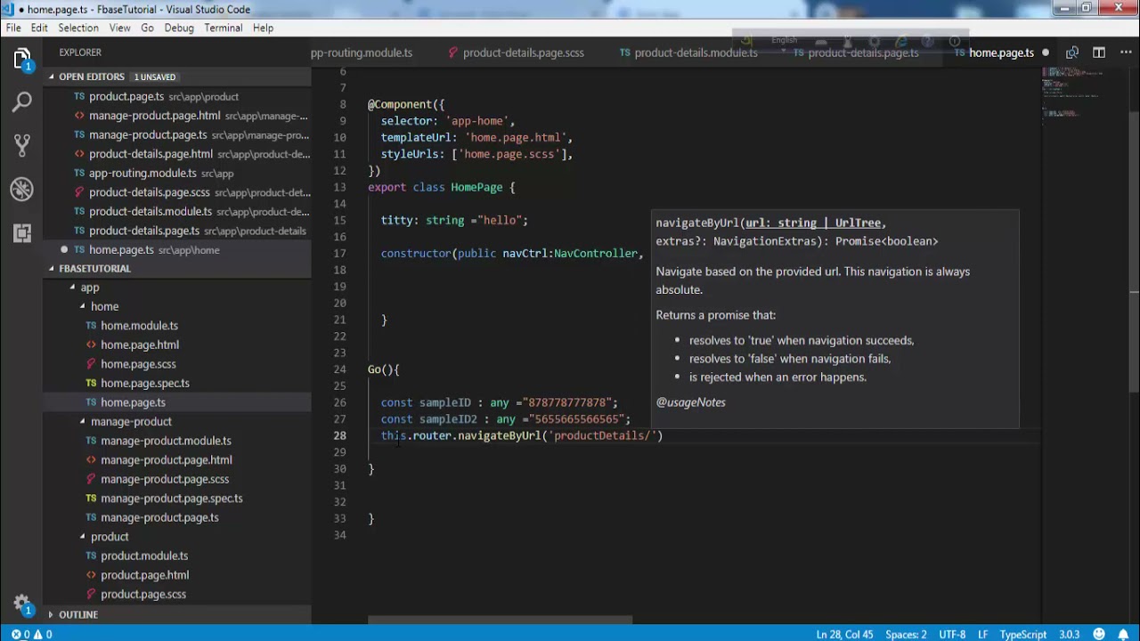 Pass Multiple Data using Parameter in Ionic | Ionic (Angular) App Development Tutorial Part - 20