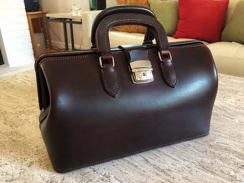 Sicorium leather traditional leather doctors bag