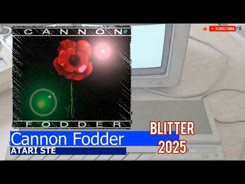 Atari STE -=Cannon Fodder=- blitter 2025